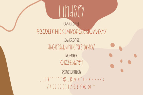 Lindsey Font Poster 3