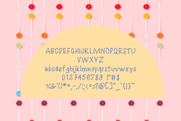 Lollipop Font Poster 2