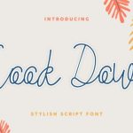 Look Down Font Poster 1