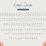 Look Down Font Poster 8