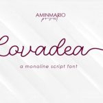 Lovadea Font Poster 1