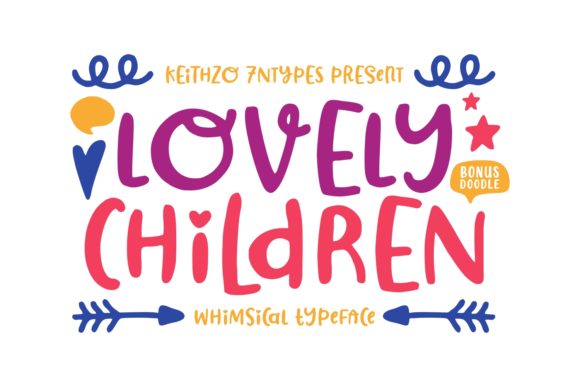 Lovely Children Font Poster 1