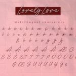 Lovely Love Font Poster 12