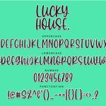 Lucky House Font Poster 3