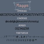 Maggie Font Poster 3