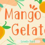 Mango Gelato Font Poster 1