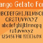 Mango Gelato Font Poster 5