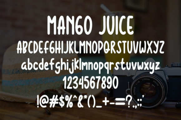 Mango Juice Font Poster 5