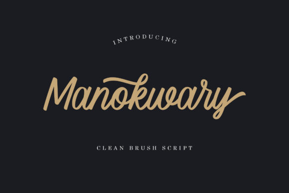 Manokwary Font Poster 1