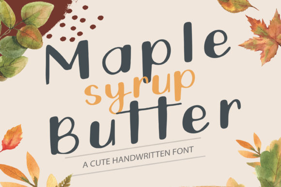 Maple Butter Font