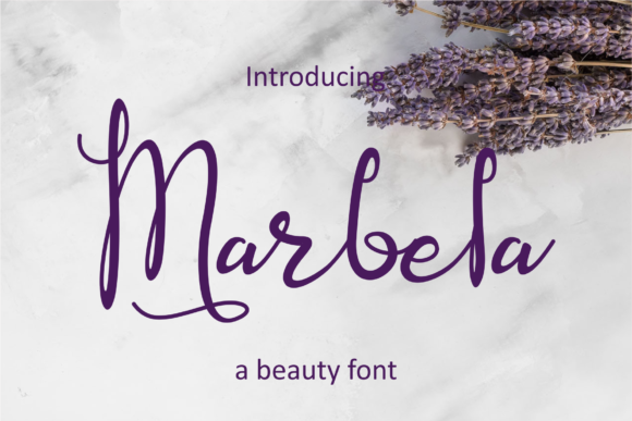 Marbela Font Poster 1