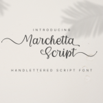 Marchetta Script Font Poster 1