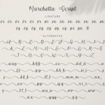 Marchetta Script Font Poster 8