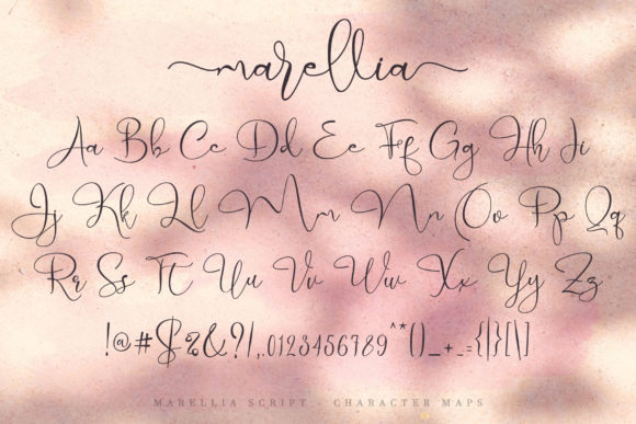 Marellia Font Poster 9