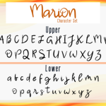 Marion Font Poster 3