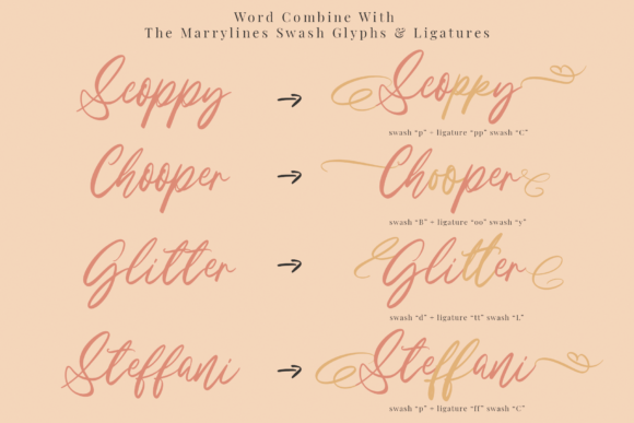 Marrylines Font Poster 4