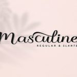 Masculine Font Poster 1