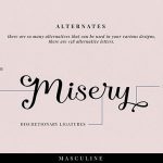 Masculine Font Poster 4