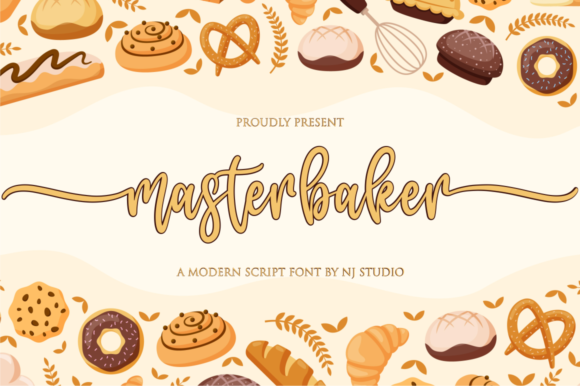 Masterbaker Font Poster 1