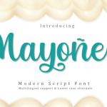 Mayones Font Poster 1