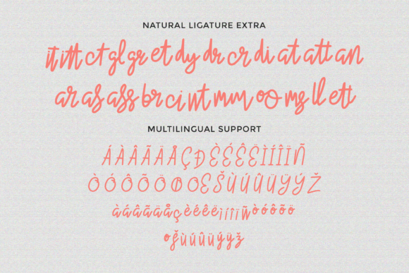 Meiloly Font Poster 9