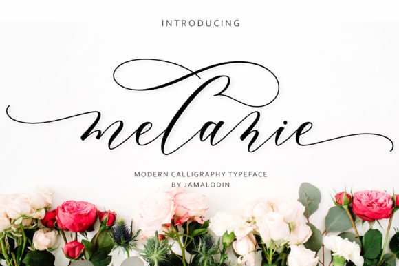 Melanie Font Poster 1