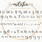 Melisha Font Poster 11