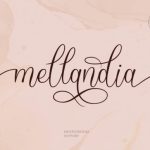 Mellandia Font Poster 1