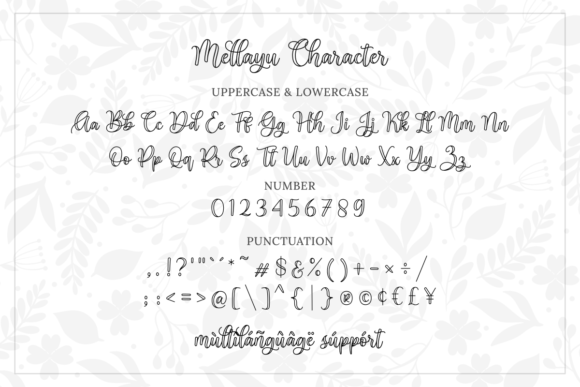 Mellayu Font Poster 5