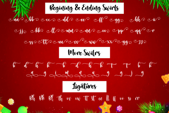 Melody Christmas Font Poster 13