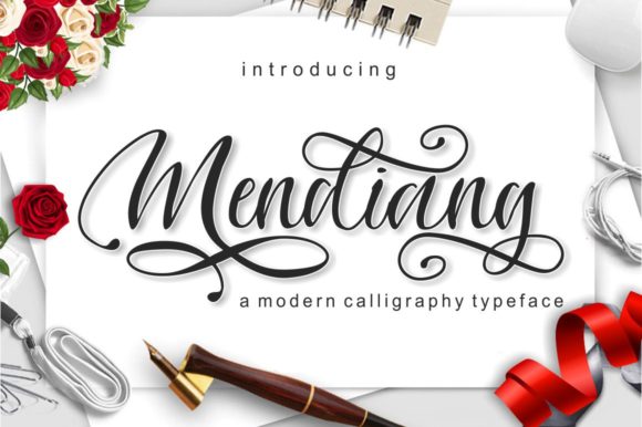 Mendiang Font Poster 1