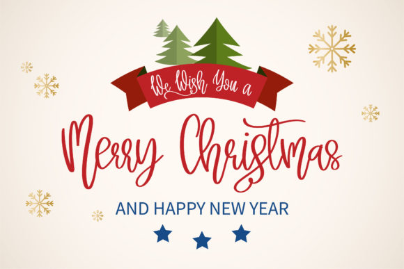 Merry Christmas Font Poster 11