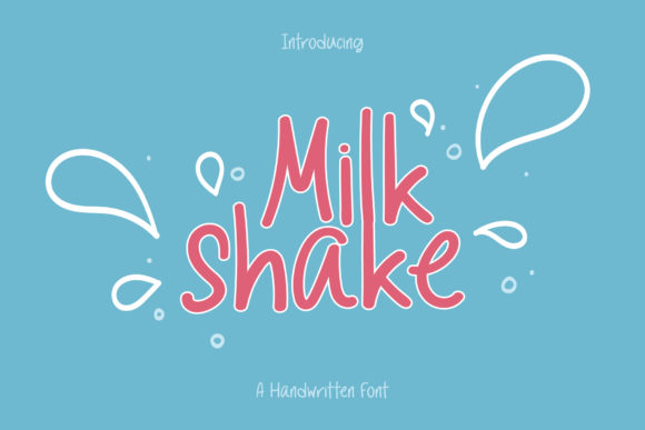 Milkshake Font Poster 1