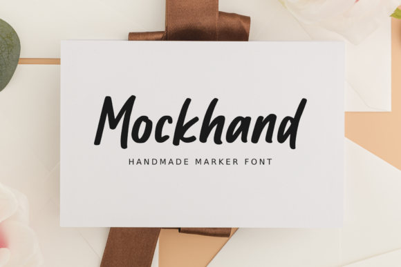 Mockhand Font Poster 1