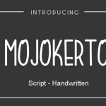 Mojokerto Font Poster 1