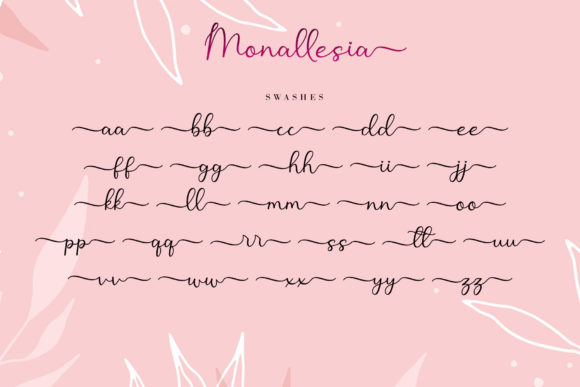 Monallesia Font Poster 12