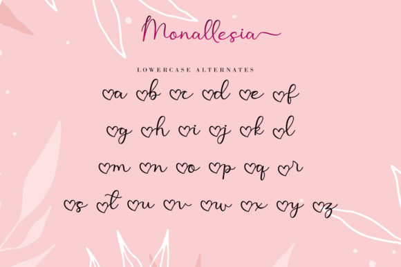 Monallesia Font Poster 14