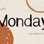 Monday Font Poster 1