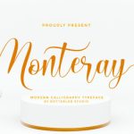 Monteray Font Poster 1