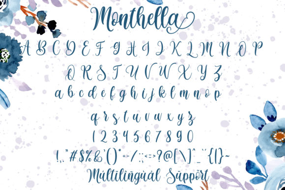 Monthella Font Poster 7