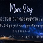More Sky Font Poster 14