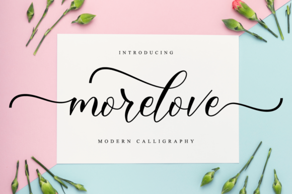 Morelove Font Poster 1