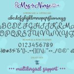 Mrs Nurse Font Poster 7