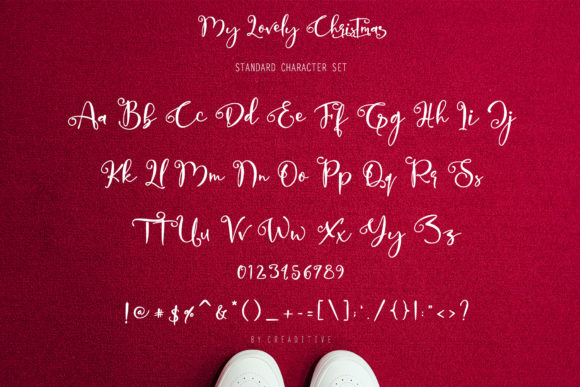 My Lovely Christmas Font Poster 13