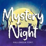 Mystery Night Font Poster 1