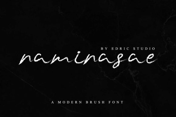 Naminasae Font Poster 2
