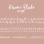 Naomi Blake Font Poster 19