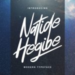 Natide Hegibe Font Poster 1