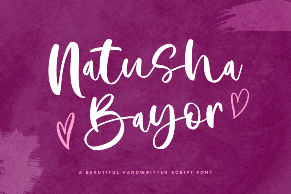 Natusha Bayor Font Poster 1