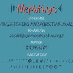 Nephthys Font Poster 3